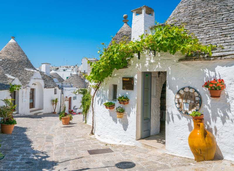 Stadtteil Rione Monti in Alberobello UNESCO-Weltkulturerbe