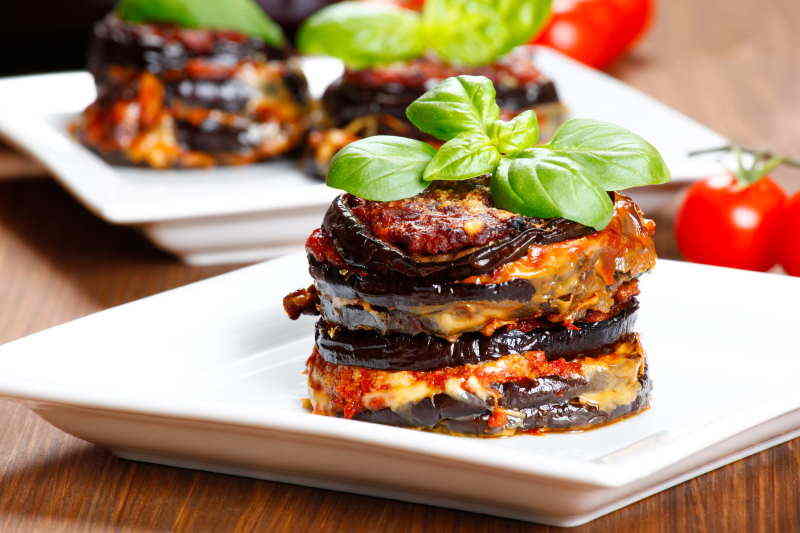 Aubergine Parmigiana