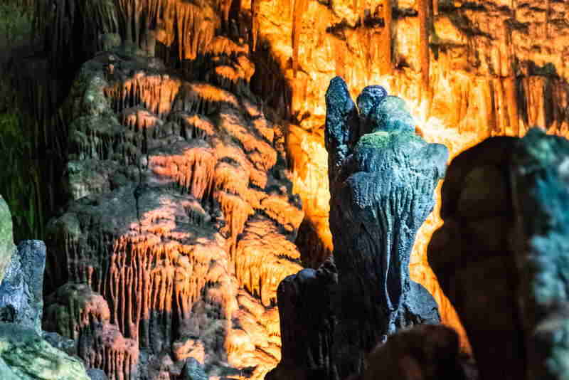 Stalagmites and Stalactites of Castellana Grottos