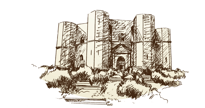 castel del monte sketch