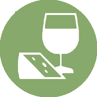 food and wine icon