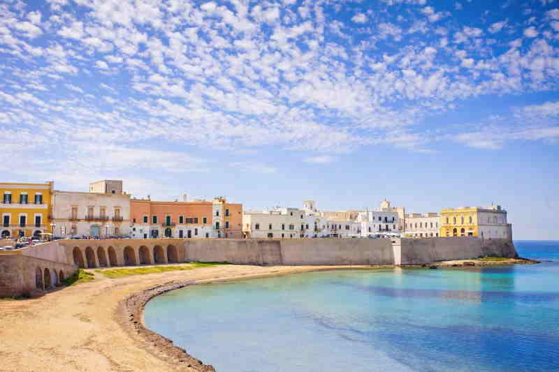 Strand Purita in der Stadt Gallipoli