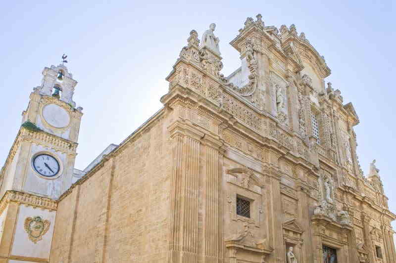 Fassade der St. Agaha Kathedrale Gallipoli