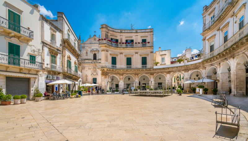 Piazza Immacolata Martina Franca historisches Zentrum