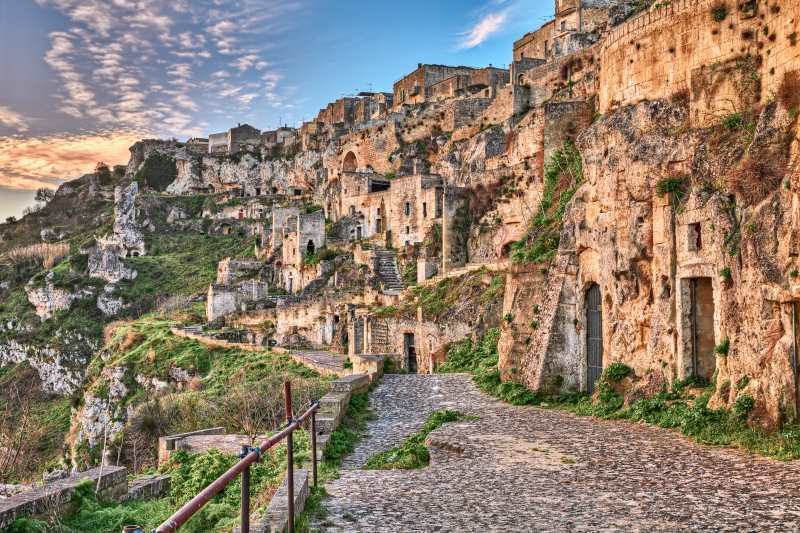 Sasso Caveoso Gebiet Sassi di Matera Italien